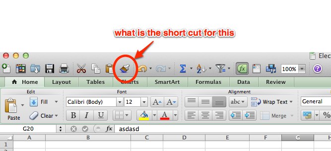 Quick analysis button in excel